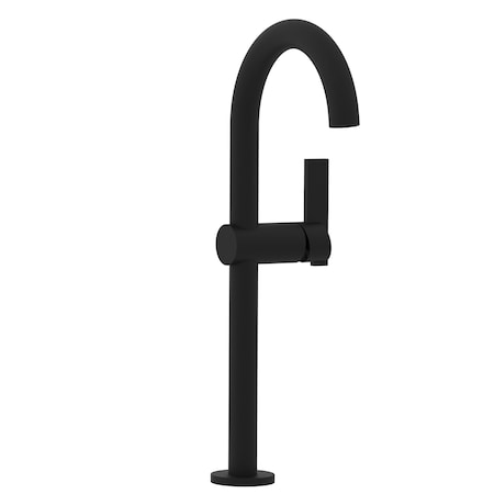 Newport Brass Single Hole Vessel Faucet in Flat Black 2413-56